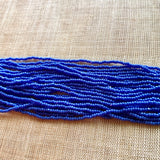 13º Opaque  Dark Cornflower Blue Charlotte-Cuts