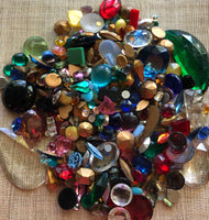 Vintage Rhinestone Glass Stone Mix