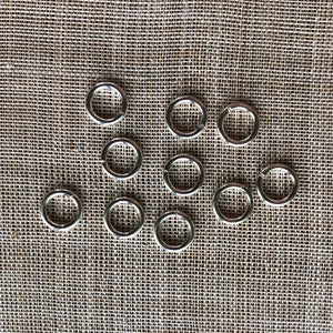 Heavy 8mm Open Sterling Silver Jump Rings