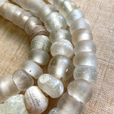 Strand of Antique 300 Year Old Clear Dogon Beads