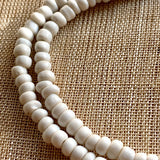 6º Old White Seed Beads