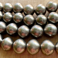 Large Round Silver beads, Mali