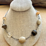 Beige Mix Necklace by Ruth