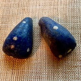 Large Blue with White Dots Kiffa Bead