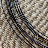 Oxidized Sterling Silver Wire, 22 Gauge 1/2 hard