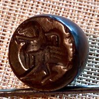 Ancient Afghan Seal Pendant, Sparrow