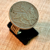 Haile Selassie & Lion of Judah Ring, Ethiopia