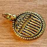 Solid 18kt Gold Seven Sisters India Amulet