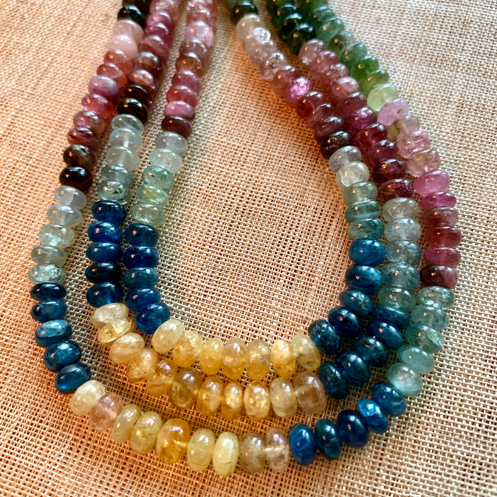 6mm Multi-Color Mixed Rondelles