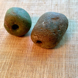 2 Ancient Amazonite Beads