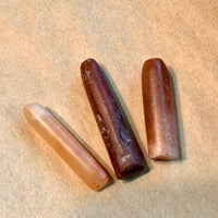 Ancient Malian Ear Plugs, Jasper & Carnelian