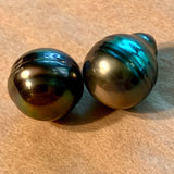 Pair of Tahitian Pearls, No Hole