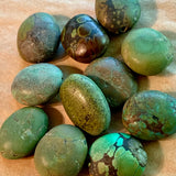 Large Turquoise Oval Beads