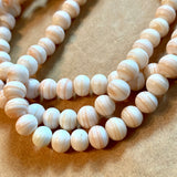 6mm Striped Japanese Glass Beads