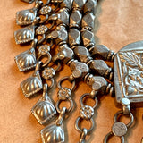 Incredible Vintage Silver Afghan Necklace