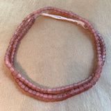 New Java Matte Pink Glass Beads
