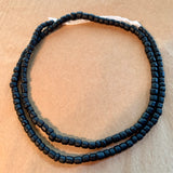 Java Matte Black Glass Beads
