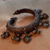 Afghan Silver Bracelet with Dangles