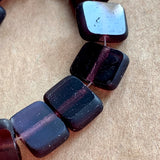 Dark Amethyst Glass Beads