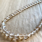 Antique Clear Vaseline Beads