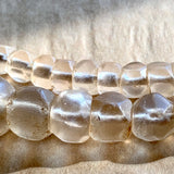 Antique Clear Vaseline Beads