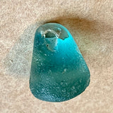 Ancient Afghan Seafoam Glass Drop