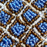 Incomplete Beaded Bag, Venetian Seed Beads