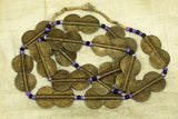 Medium Baule Brass Flat "Peanut" Beads