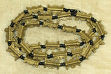 Very Small Flat Traditional Shape Lost Wax Brass Beads