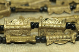 Very Small Flat Traditional Shape Lost Wax Brass Beads