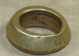 Old Large Brassy Hair Ring from Ethiopia