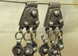 Pair of Antique Silver Dangles, Harari Tribe of Ethiopia