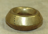 Antique Weighty Brass Ring from Ethiopia