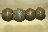 Set of Bronze/brass bicone beads from Ethiopia