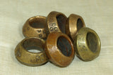 Chunky Bronze Antique Hair Ring from Ethiopia