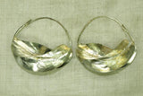 Traditional Silver Fulani Earrings, Medium