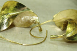 Fulani Brass Earrings, Small-Medium