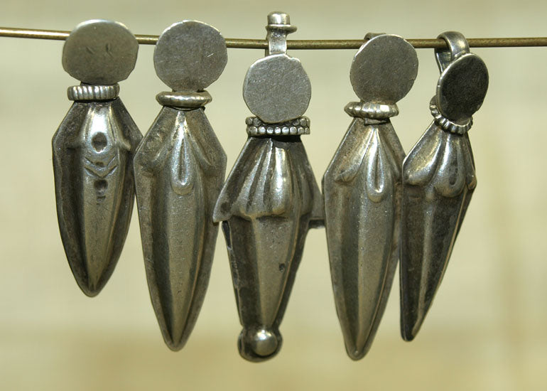 Set of Silver Pepper/Dagger Drops from India