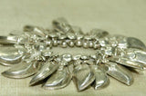Old India Coin Silver Scalloped Dangles