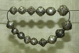 Strand of Old India Coin Silver Beads