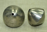 Silver Color 24mm Bicone Bead from Mali