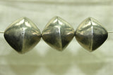 Silver Color 24mm Bicone Bead from Mali