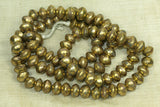 Small Hollow Brass Saucer Beads, Mali