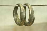 Pair of Twisted Antique Hair Rings from Niger