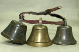 Set of Brass Cast Bells from Nigeria