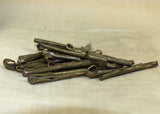 Antique Hollow Brass Stick Pendant from Cameroon