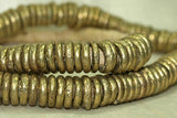 Strand of Rustic 13mm Nigerian Brass Rings