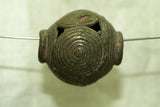 Medium Bronze Hausa Tribe Bead (Nigeria)