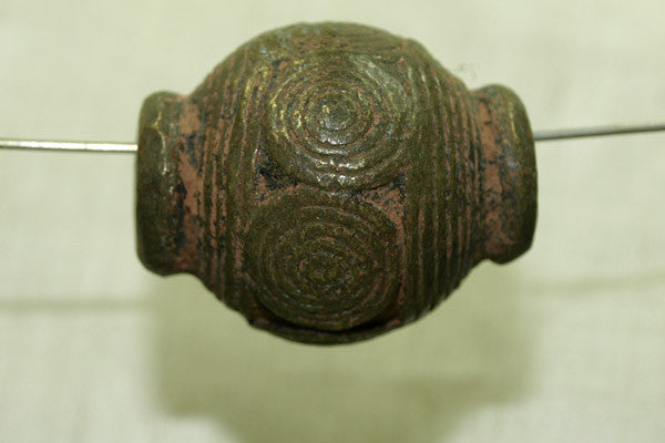 Small Rare Bronze Hausa Tribe Bead (Nigeria)