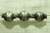 Old India Large Silver Bead